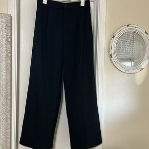 Black Zara slack wide leg